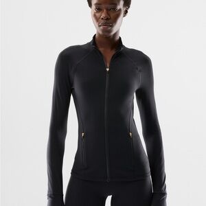 Aritzia Golden Butter Distance Zip Up